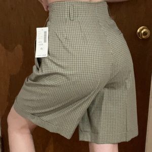 Vintage Deadstock First Issue Ultra High Rise Plaid Shorts